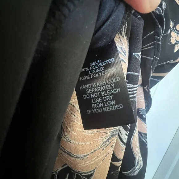 Lulus Darling Daylily Black Floral Print High-Low Maxi Dress Small - Picture 6 of 7